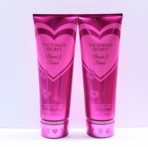 Victoria's Secret BOWS & ROSES Fragrance Lotion, 8 fl oz (2 pcs)